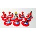 Subbuteo Andrew Table Soccer Steaua București 1986-87 on WSB Professional Bases